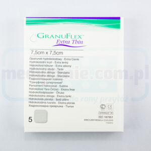 Medicazione idrocolloidale Granuflex Extra Thin 7,5*7,5 cm 1 pz.